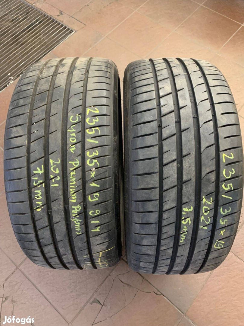 235/35R19 235 35 19 235/35x19 Syron nyári gumi eladó