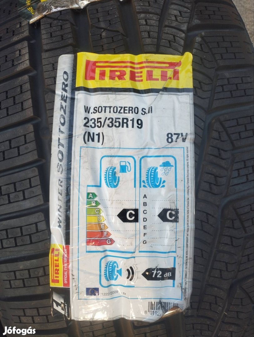 235/35 19 új Pirelli + Hankook téli gumi r19 "