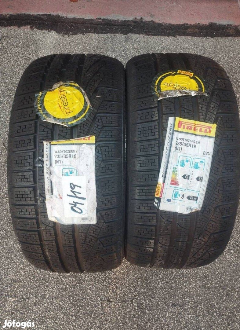 235/35 19 új Pirelli + Hankook téli gumi r19 "
