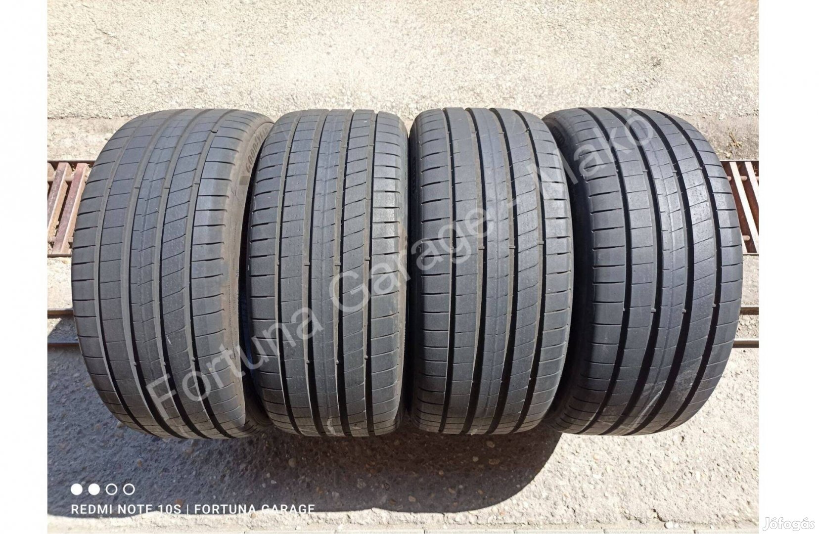 235/35 R19" Goodyear használt nyári garnitúra
