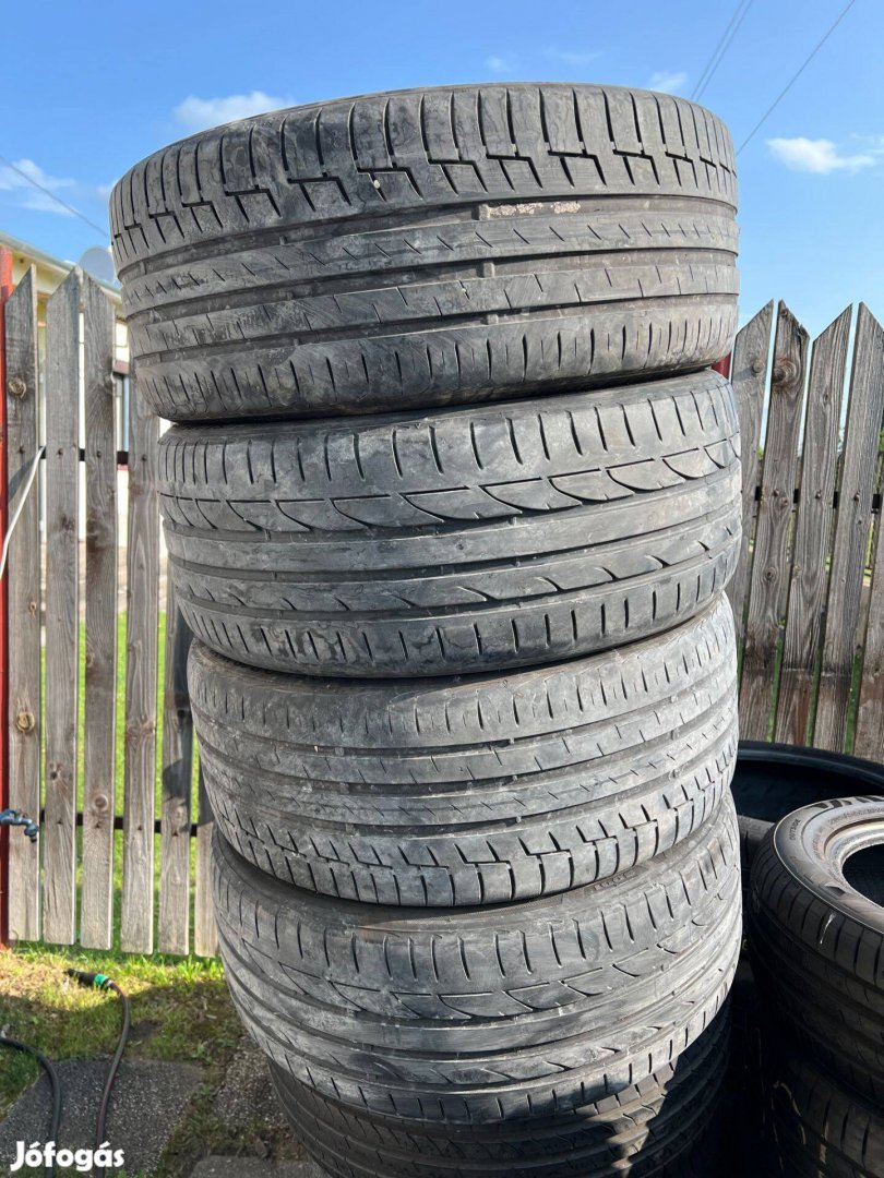 235/40 R19 continental és bridgestone 4db nyári gumi