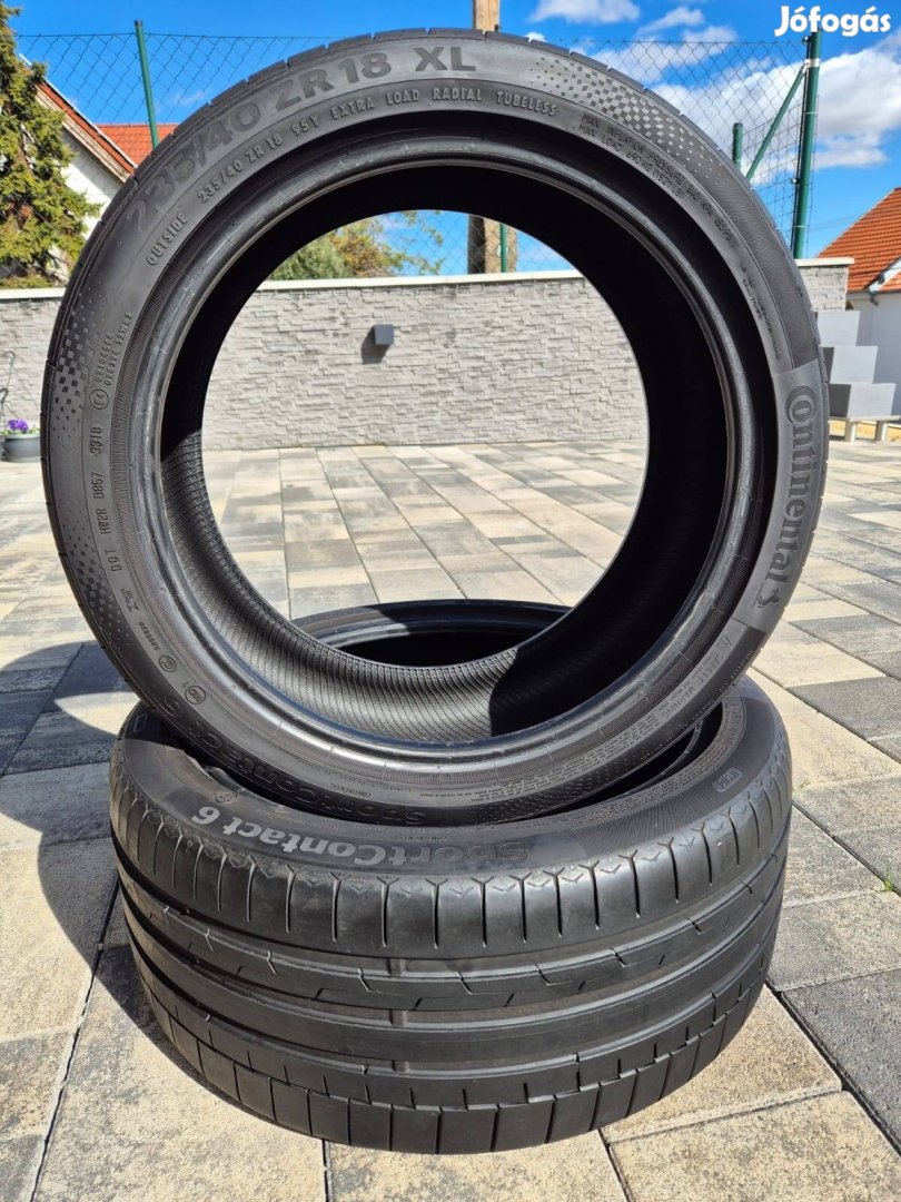235/40 r18 continental nyári gumi 2darab