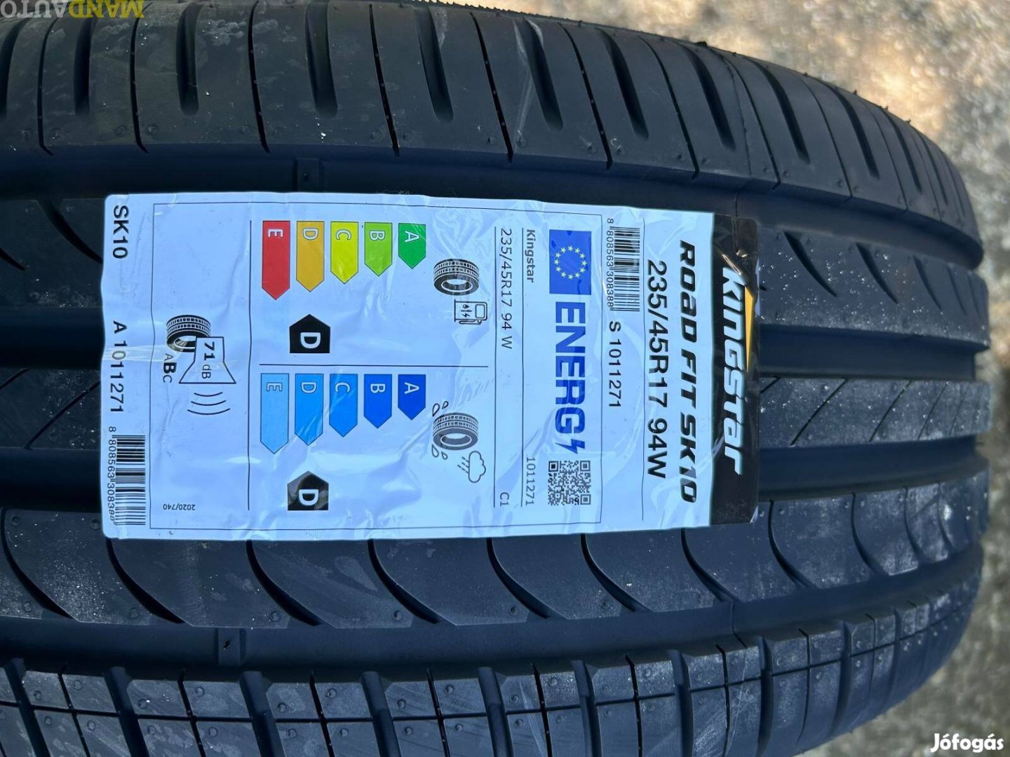 235/45R17 Kingstar SK10(Hankook termék!),Új nyárigumi