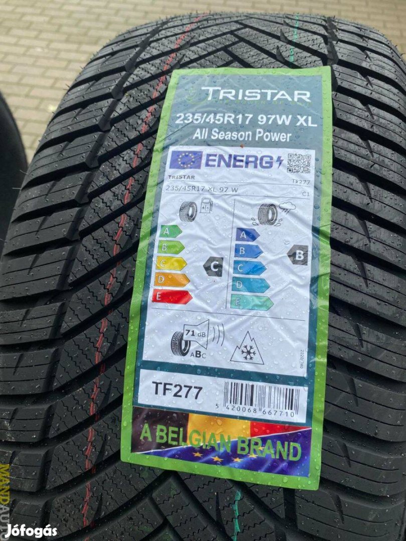 235/45R17 Tristar All Season,Új négy évszakos gumi