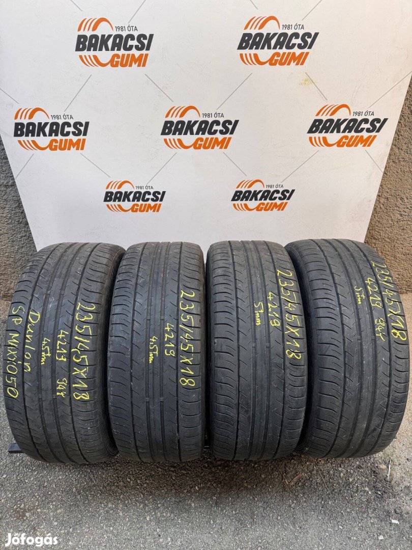 235/45R18 235 45 18 235/45x18 Dunlop nyári gumi eladó