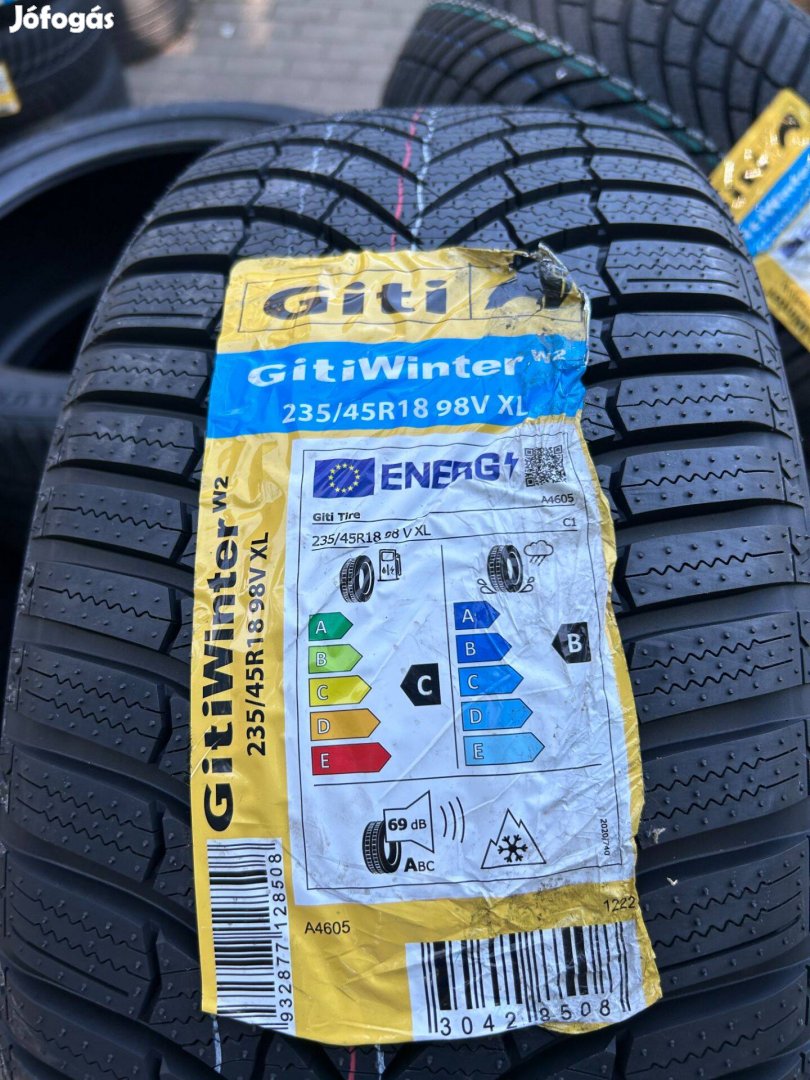 235/45R18 Giti Gitiwinterw2(XL)(Dot:2024!!),Új téligumi