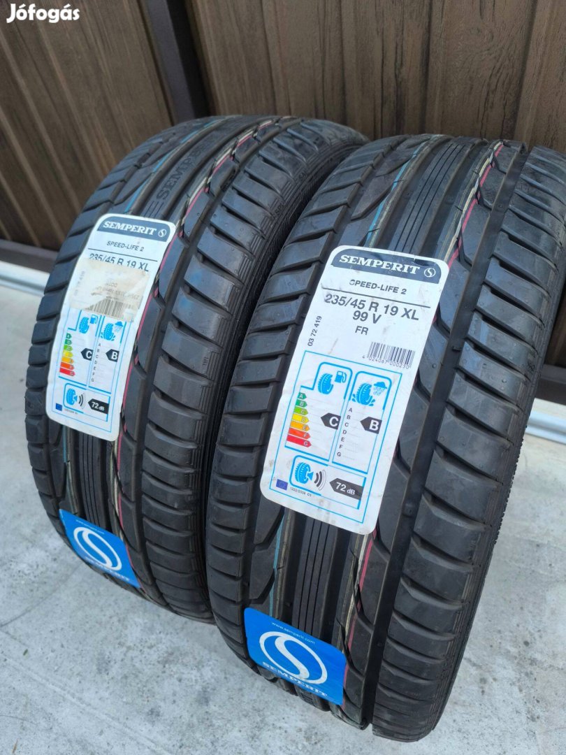 235/45R19 Új Semperit nyári gumi 2db 235/45 r19