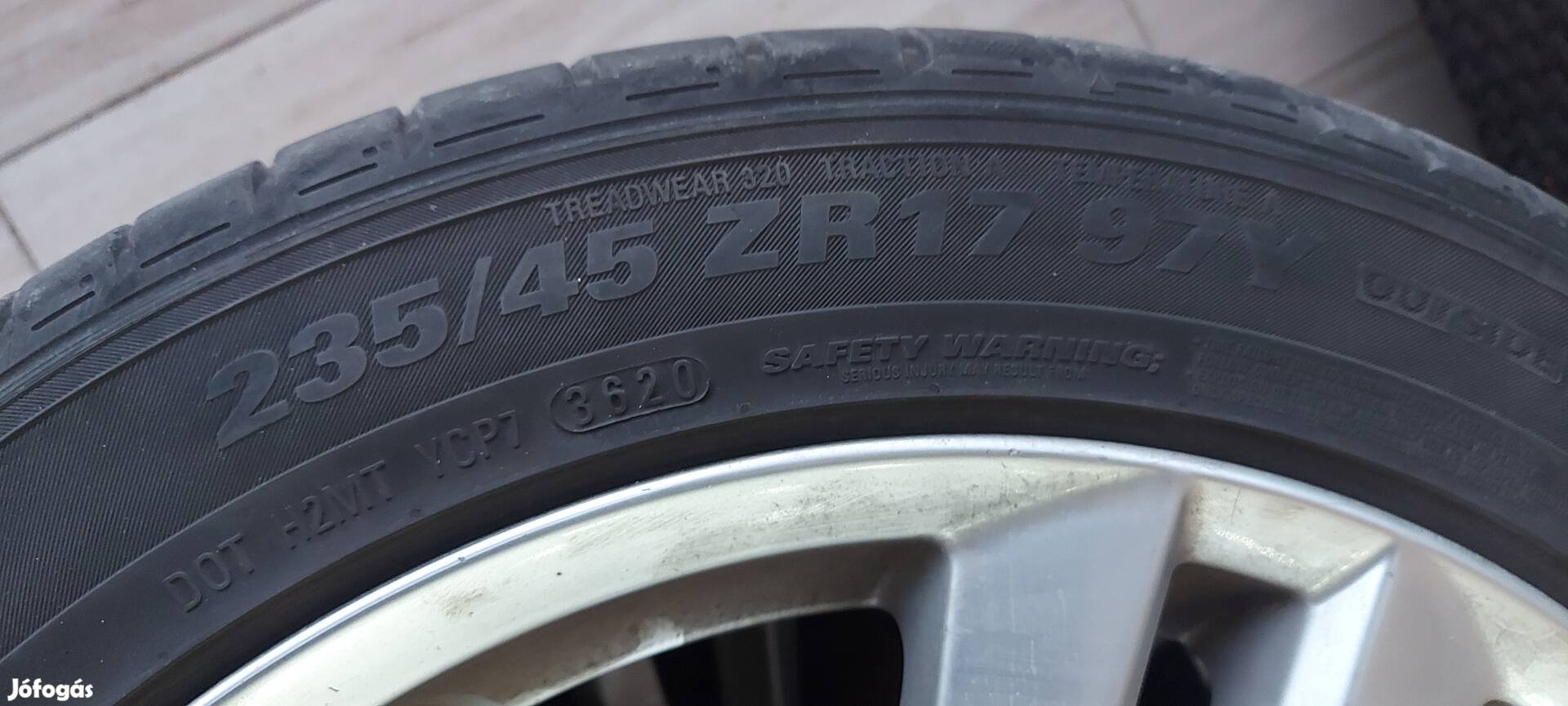 235/45 R17 Kumho Ecsta ps71 nyári gumi garnitúra 