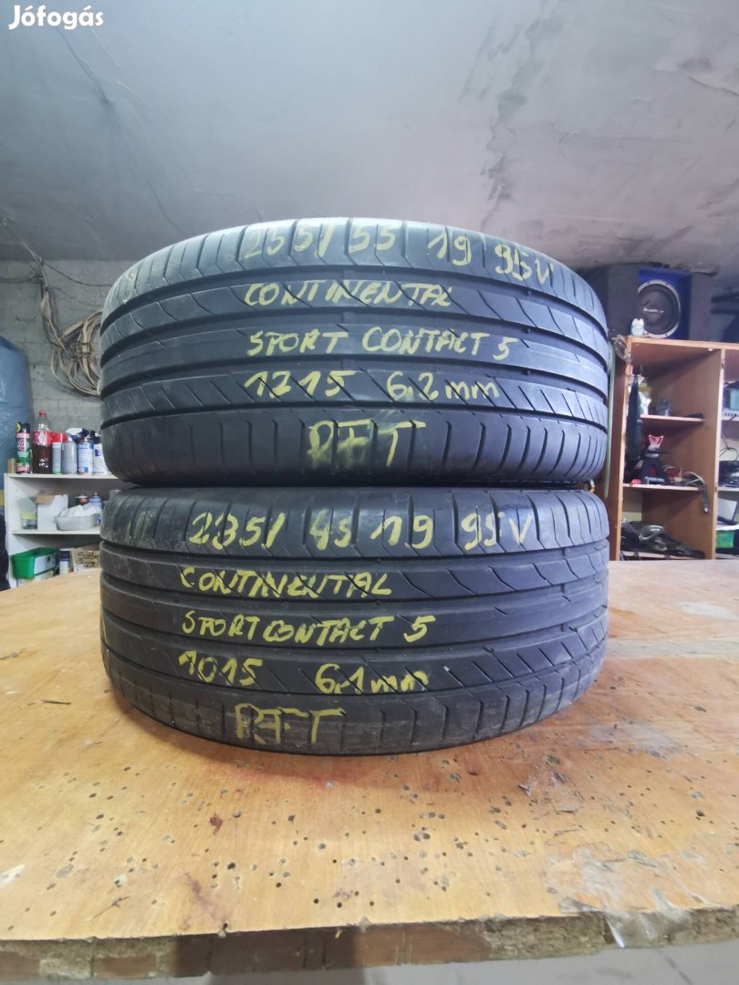 235 45 R19 Continental Runflat