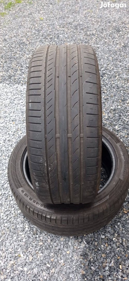 235/45 r18 5éves 2db Continental nyári gumi eladó