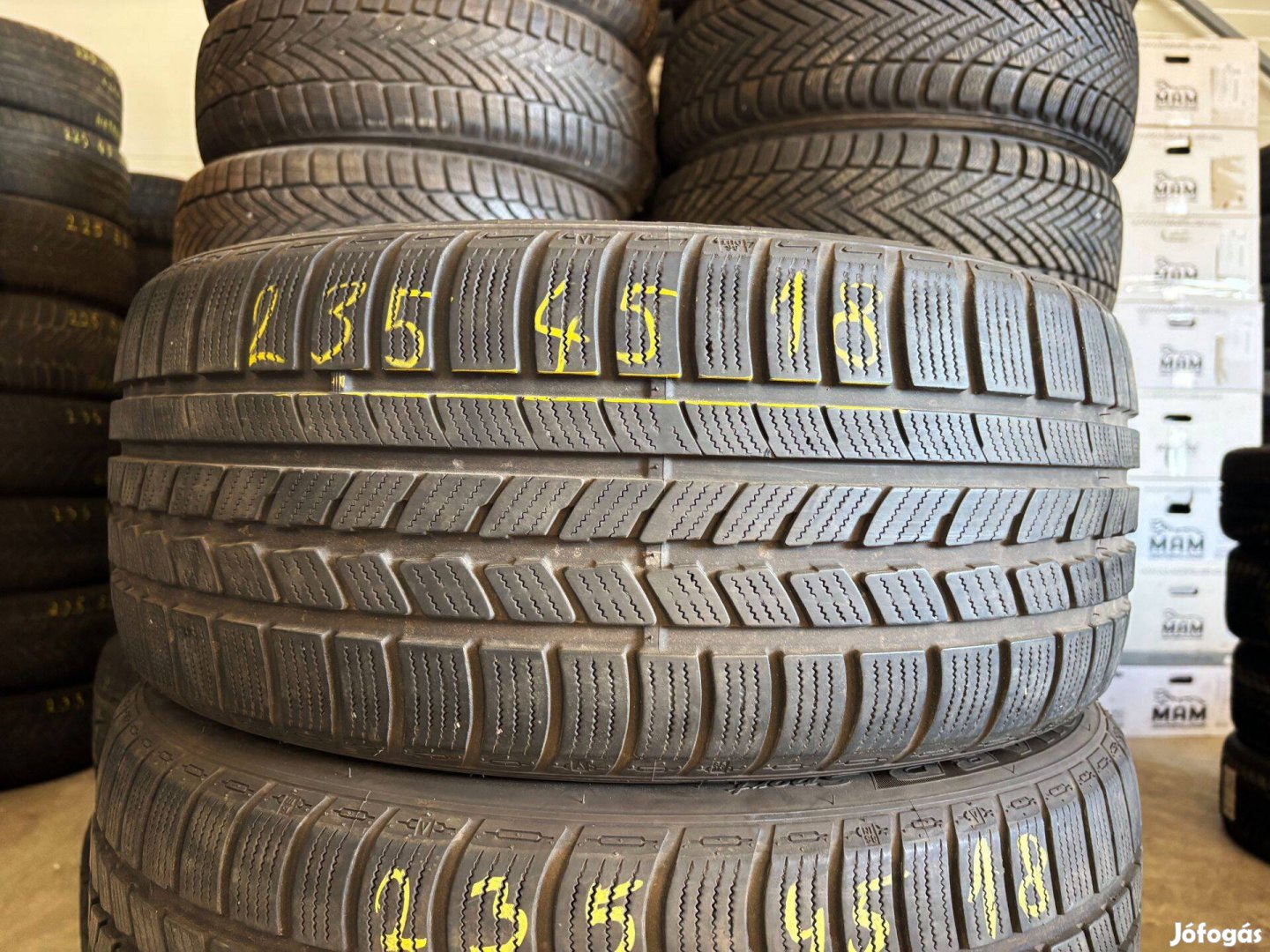 235/45 r18 Nexen 2020 7mm téligumi 4db eladó 235/45r18 garnitúra