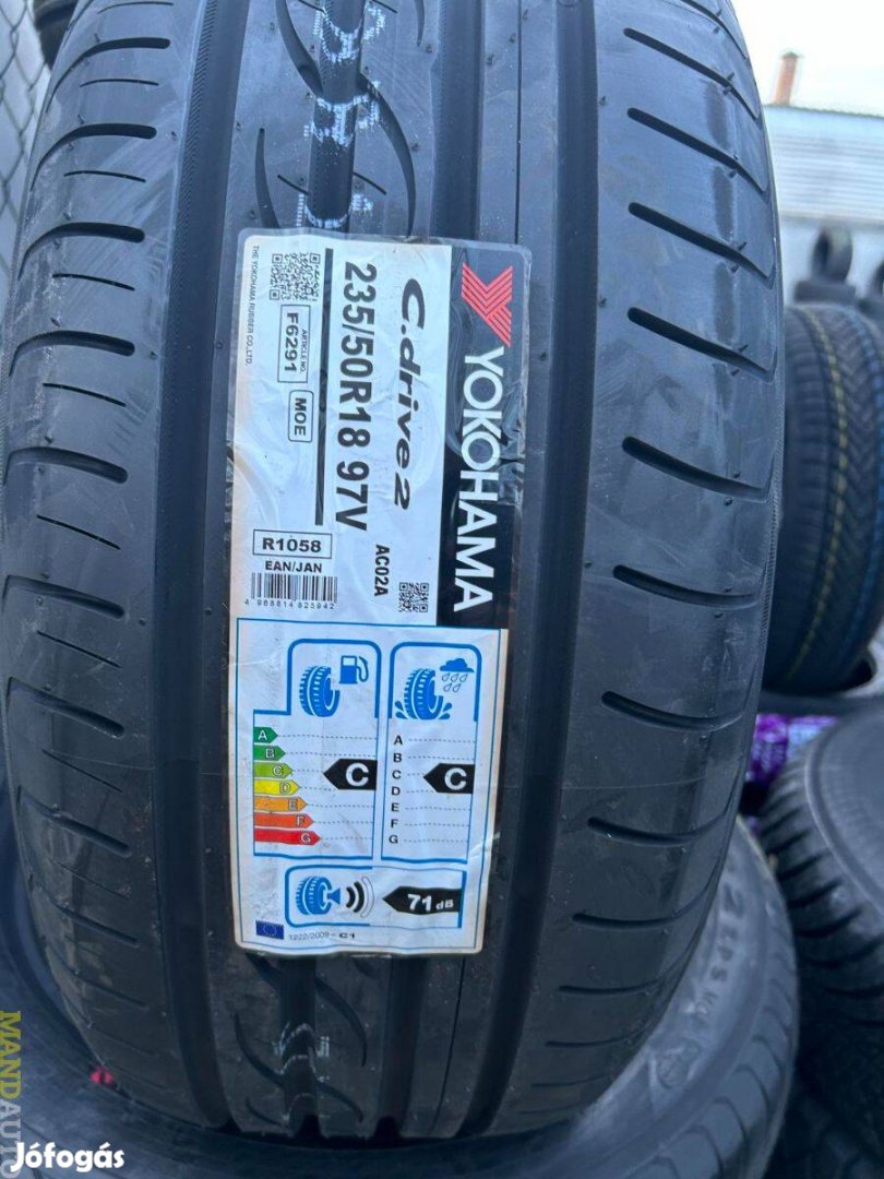 235/50R18 Yokohama C.Drive 2 RFT,Új nyárigumi