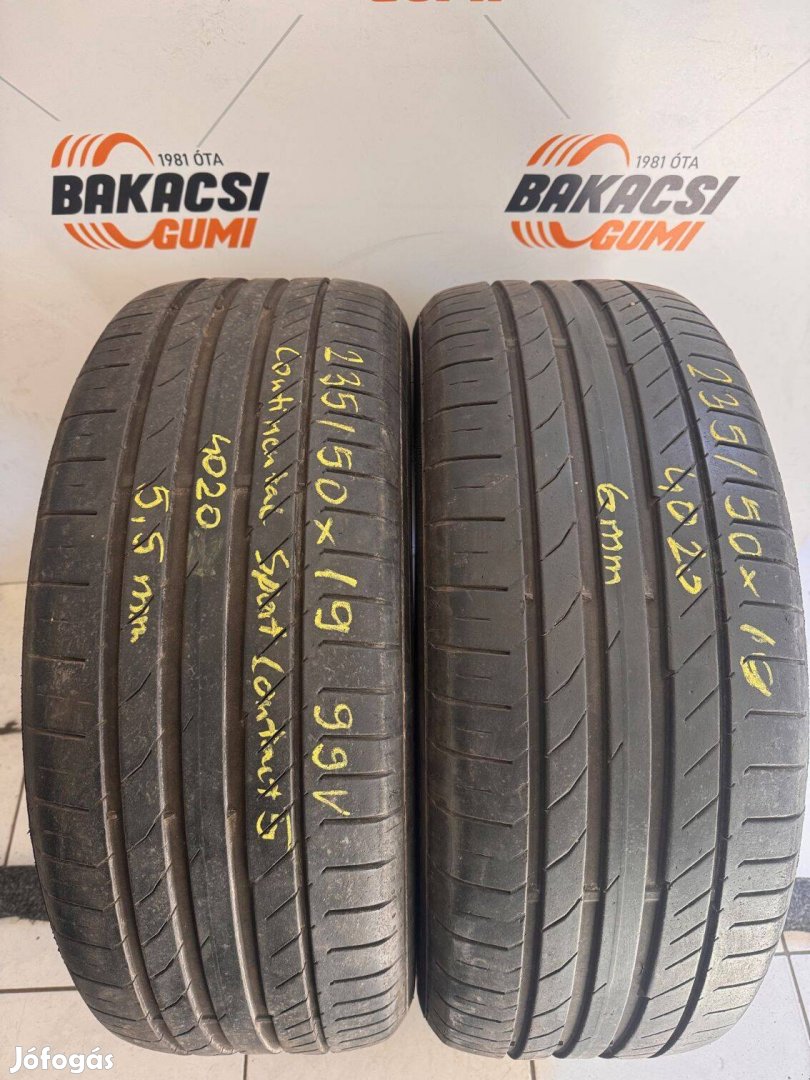 235/50R19 235 50 19 235/50x19 Continental nyári gumi eladó