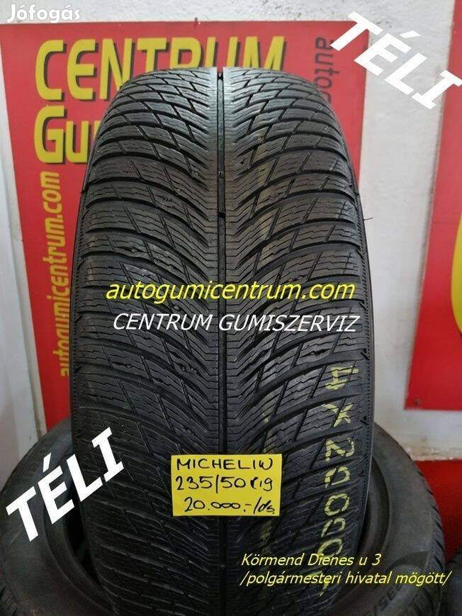 235/50r19 Michelin használt téli gumi garn