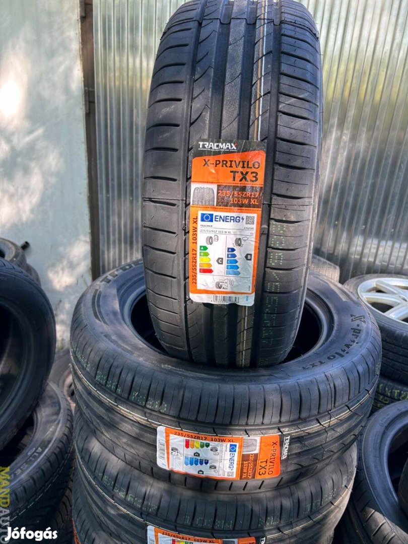 235/55R17 Tracmax TX3(XL),Új nyárigumi