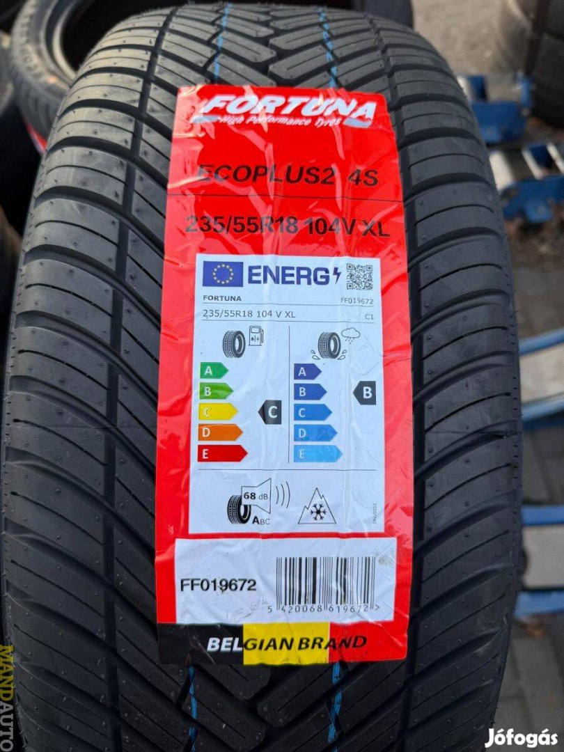 235/55R18 Fortuna Ecoplus2 4Season,Új négy évszakos gumi