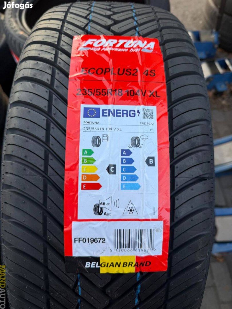 235/55R18 Fortuna Ecoplus2 4Season(XL),Új négy évszakos gumi