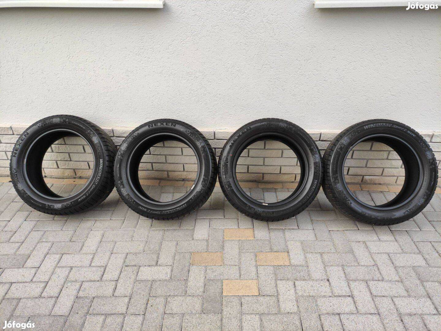 235/55R18-as Nexen téli gumi szett eladó-7mm