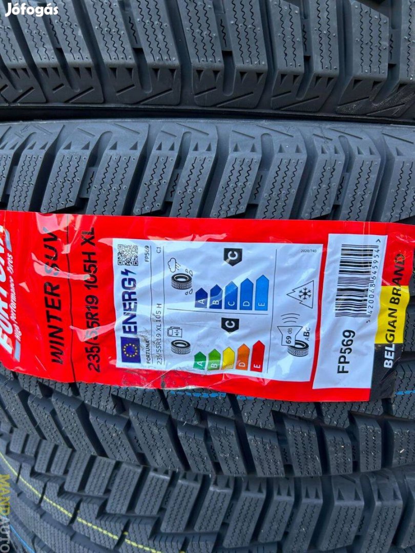 235/55R19 Fortuna Winter SUV(Goodyear termék!),Új téligumi