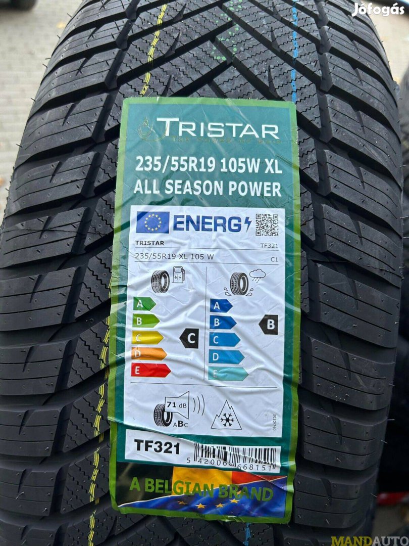 235/55R19 Tristar All Season,Új négy évszakos gumi