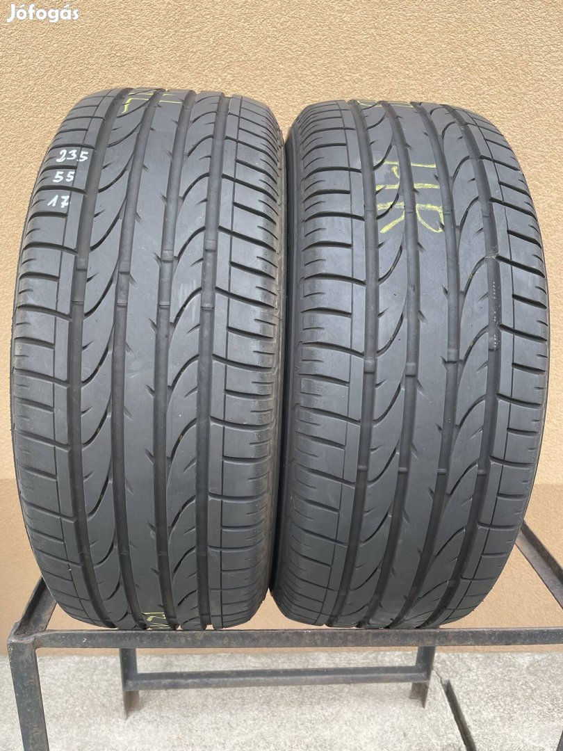 235/55 17 Bridgestone Dueler 4 db nyári gumi