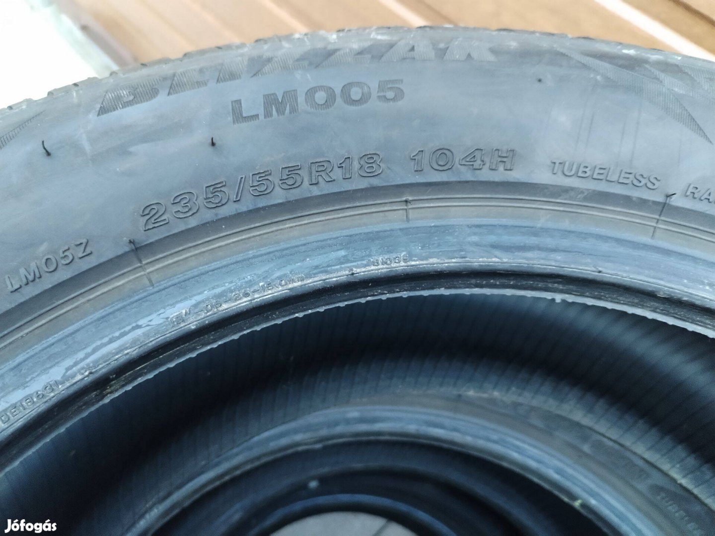 235 55 18 bridgestone 235/55 R 18 téli gumi garnitura