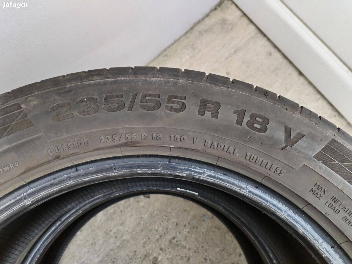 235 55 18 continental seal nyári gumi garnitura