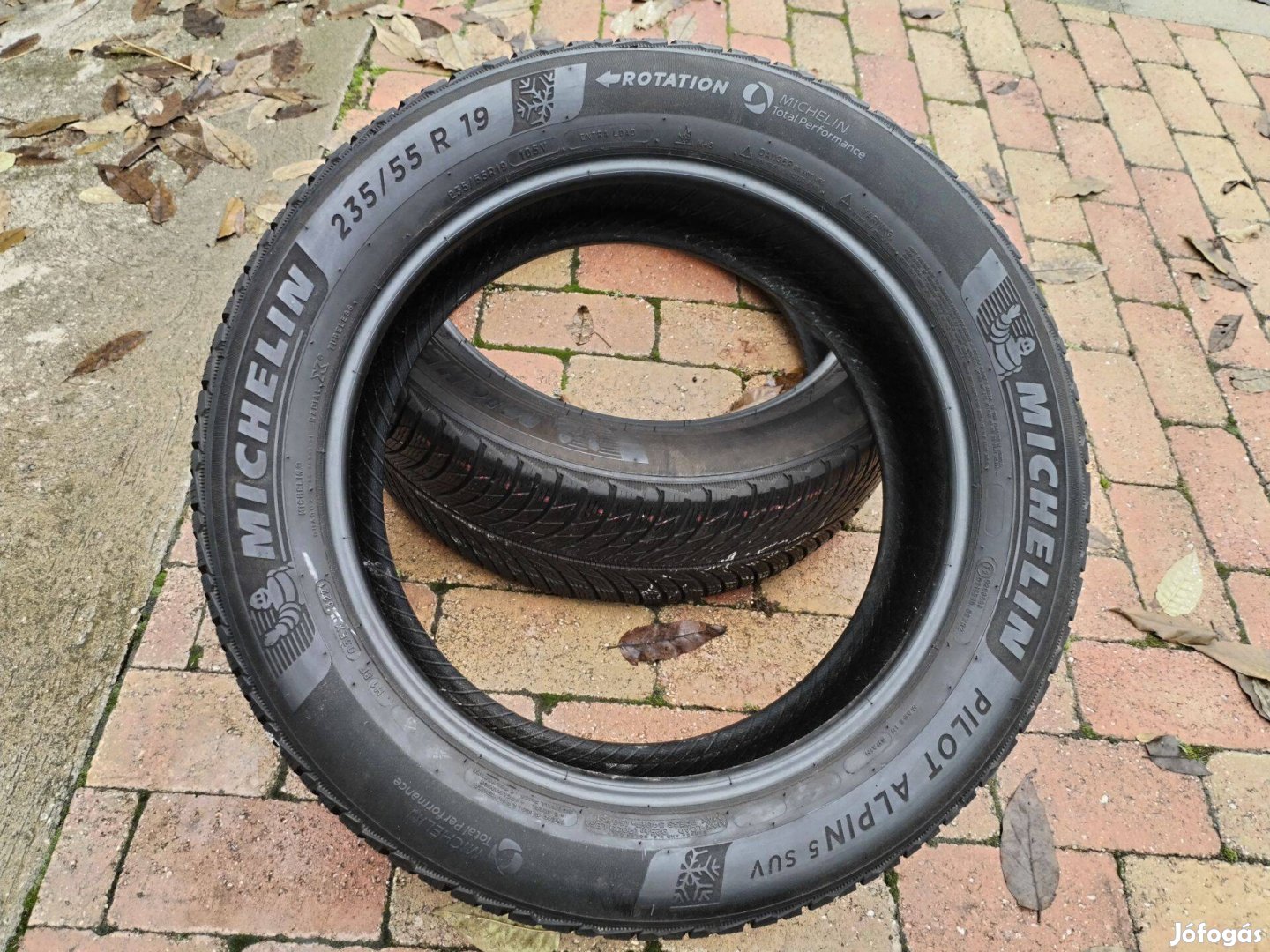 235 55 19 michelin téli gumi 2 db 2021.32.hét
