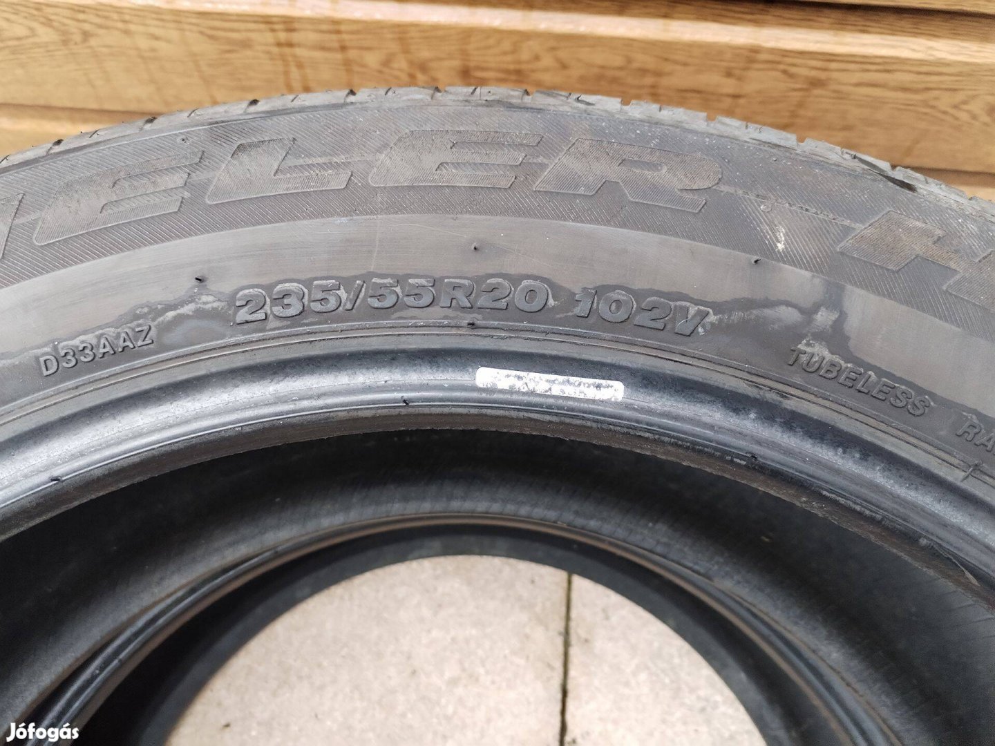 235 55 20 bridgestone 235/55 R 20 nyári gumi 2 db