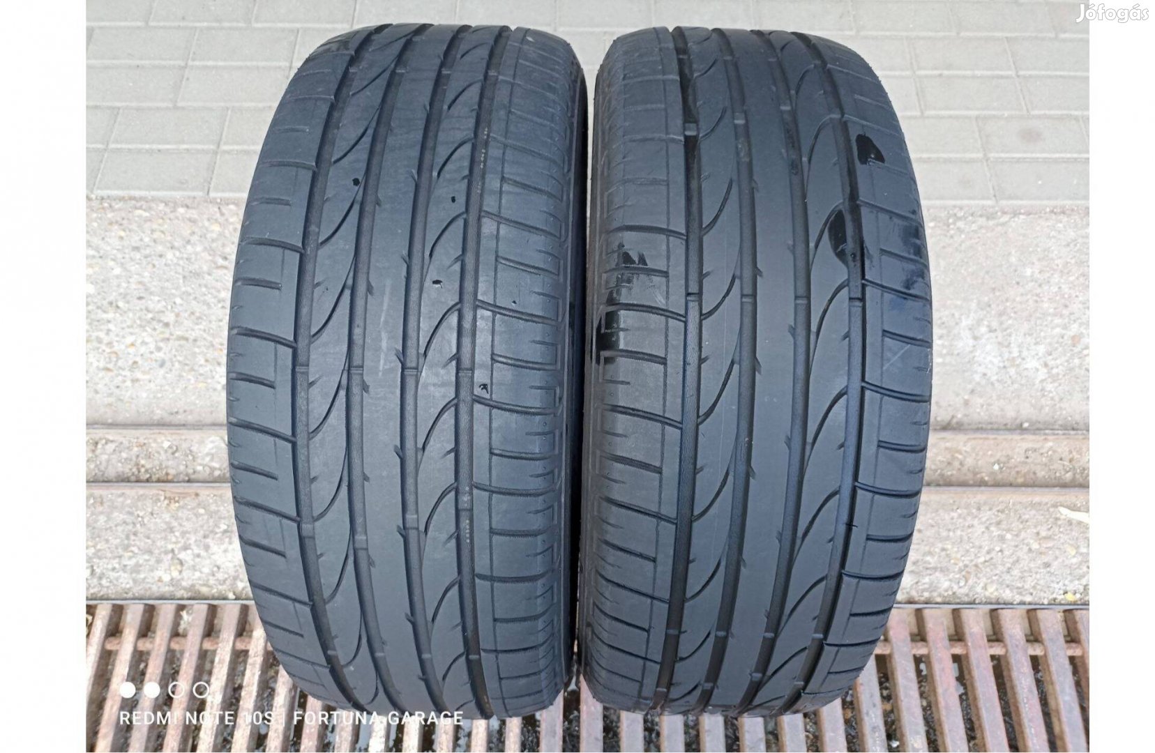 235/55 R17" Bridgestone használt nyári gumik