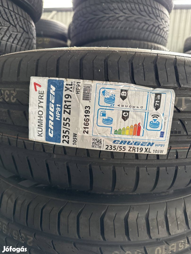 235/55 R19 Kumho Crugen HP91 új nyárigumik