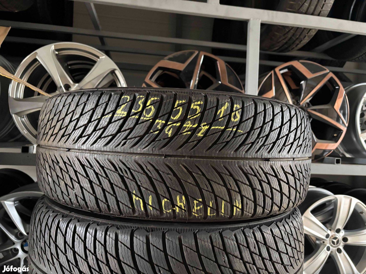 235/55 r18 Michelin 2022 téligumi 4db eladó 235/55r18 garnitúra