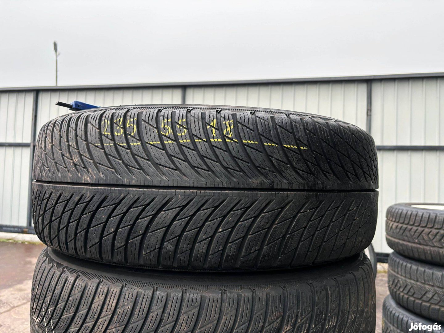 235/55 r18 Michelin Alpin 2021 téligumi 4db eladó 235/55r18 garnitúra