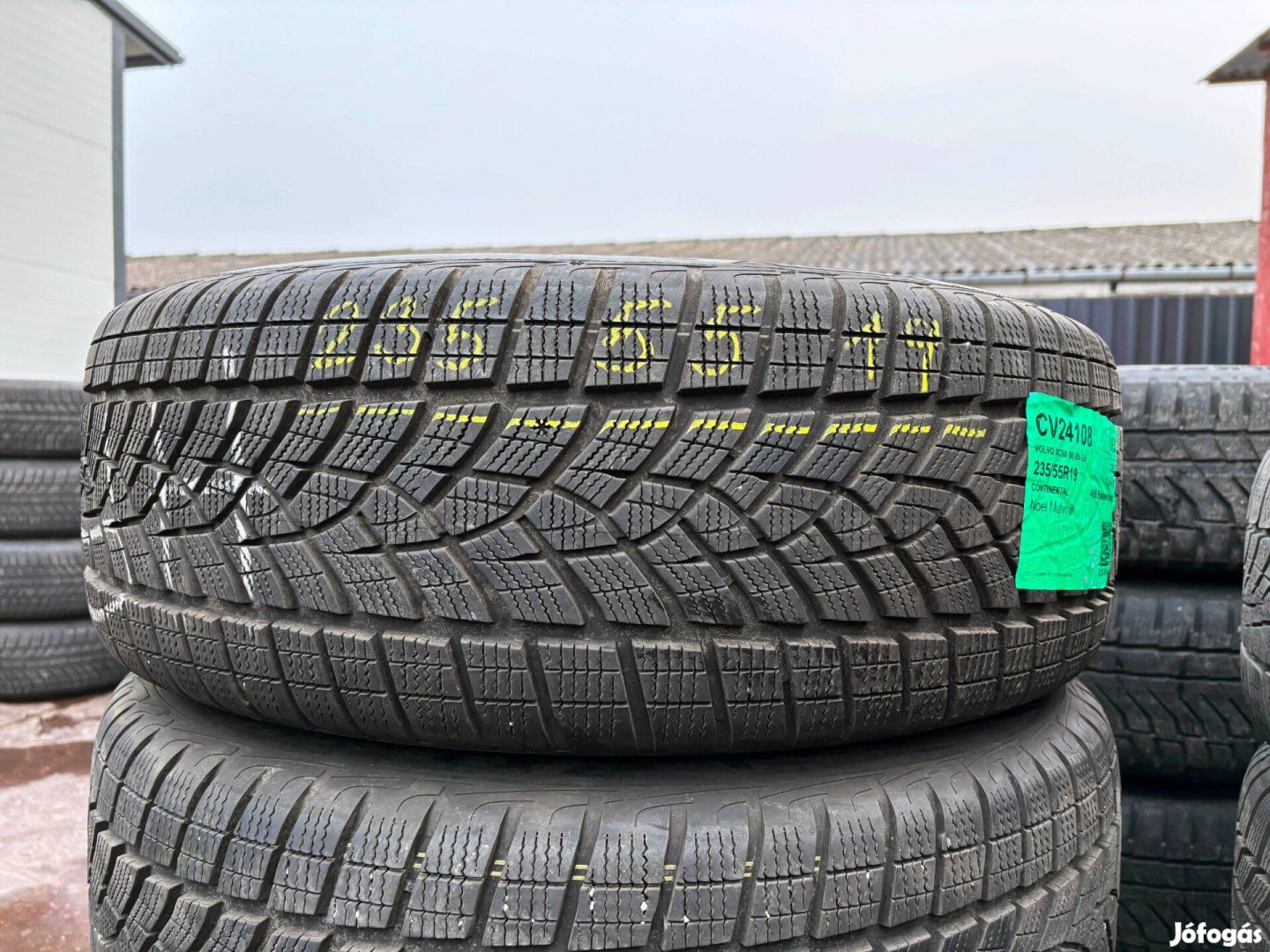 235/55 r19 Goodyear téligumi 7,5mm 4db eladó 235/55r19 garnitúra