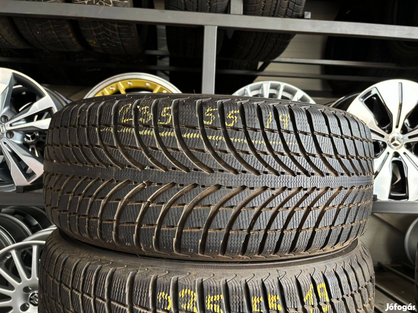 235/55 r19 Michelin 7mm téligumi garnitúra eladó 235/55r19 4db