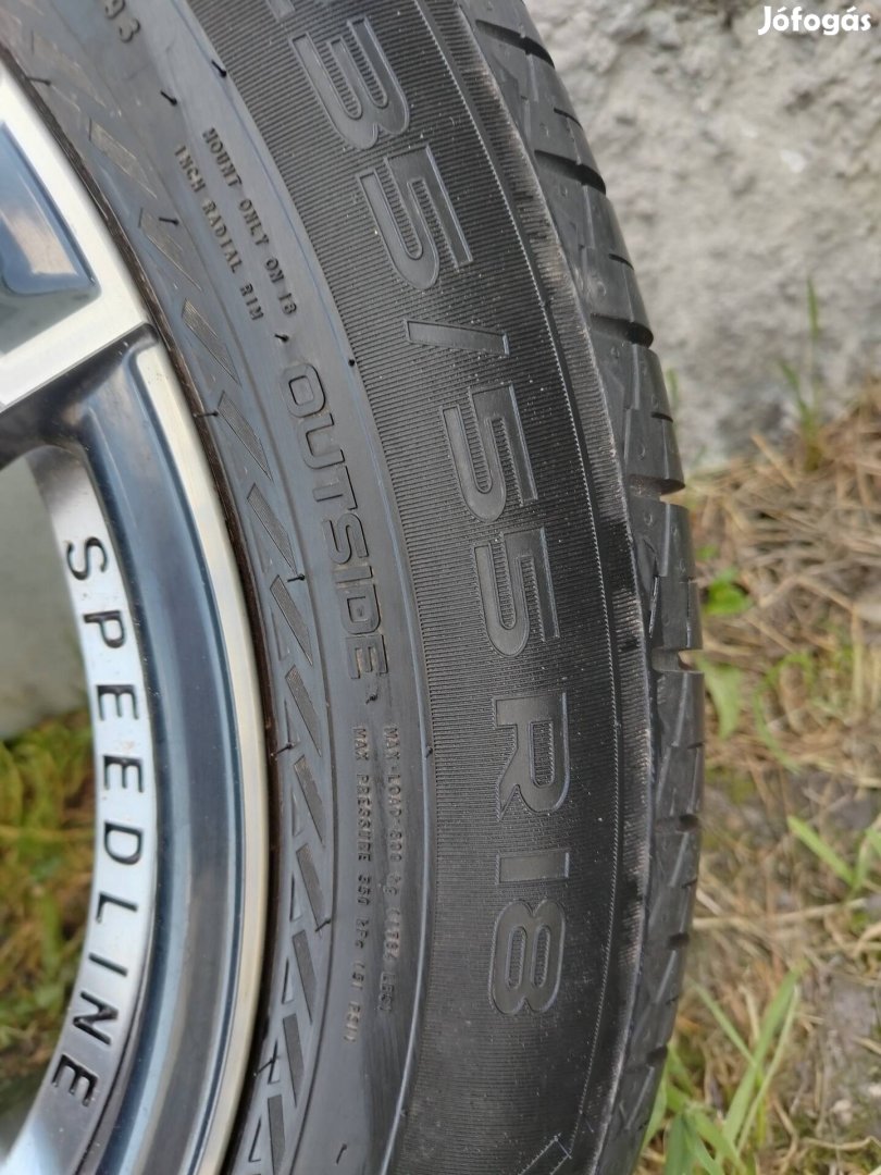 235/55r18 nokian újszerű Suv nyárigumi szett