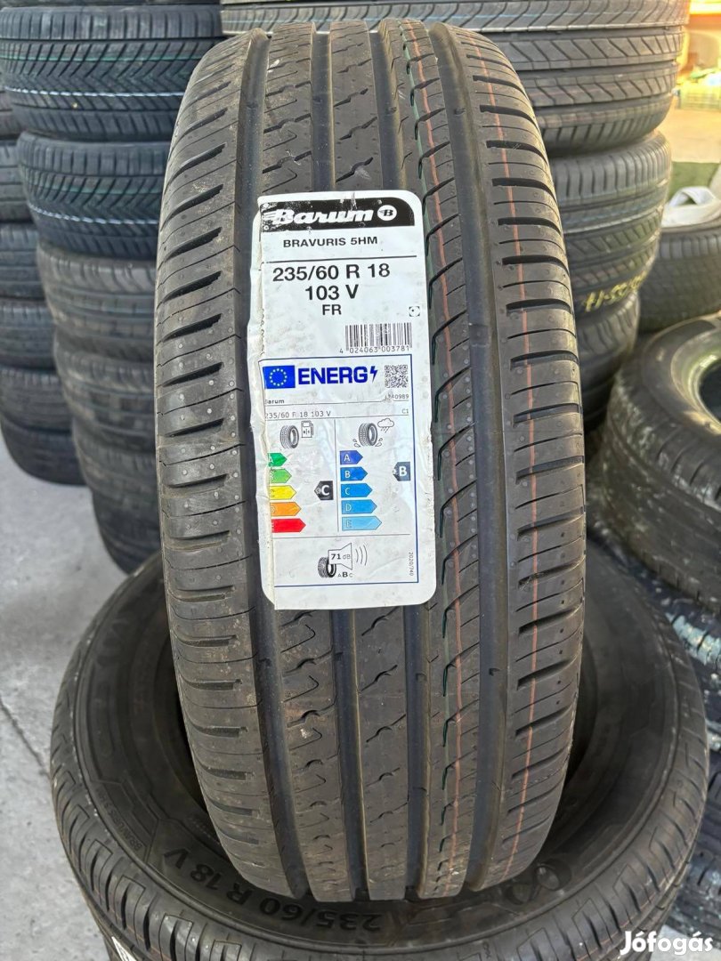 235/60R18 235/ 60 R18 új Barum nyári gumi ÁR/db Dot23