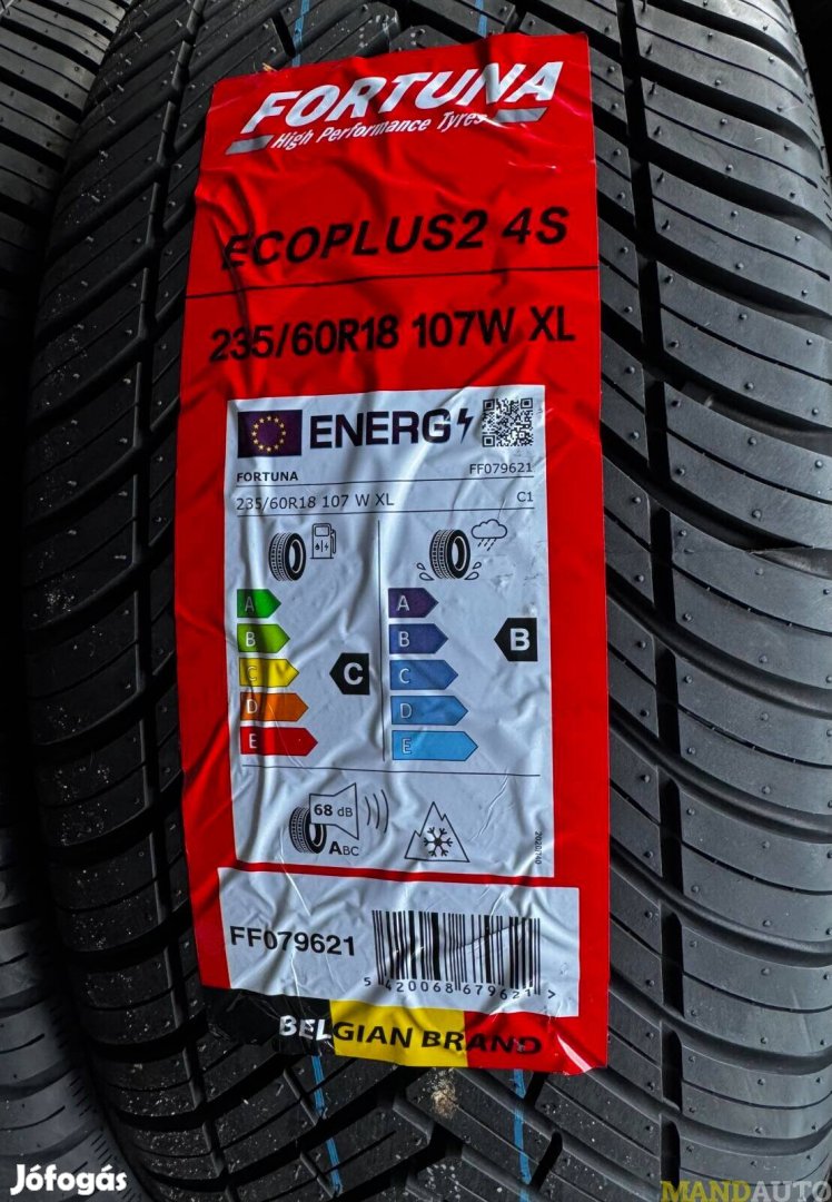235/60R18 Fortuna Ecoplus2 4Season,Új négy évszakos gumi
