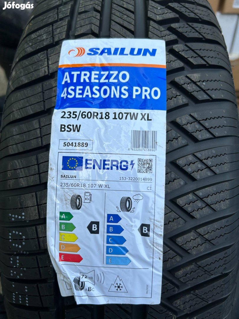 235/60R18 Sailun 4Seasons Pro(XL),Új négy évszakos gumi