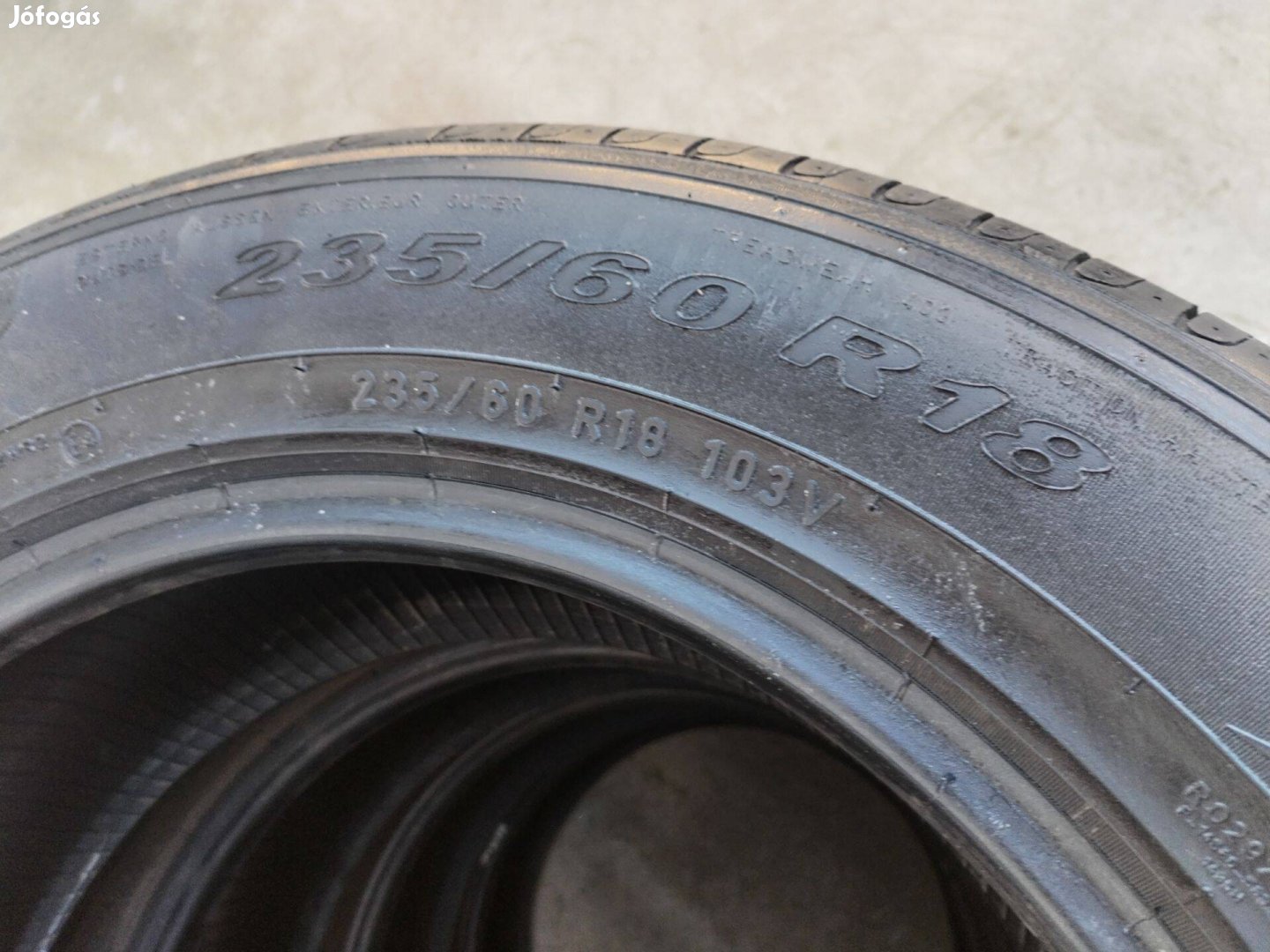 235 60 18 pirelli 235/60 R 18 nyári gumi garnitura 7 mm