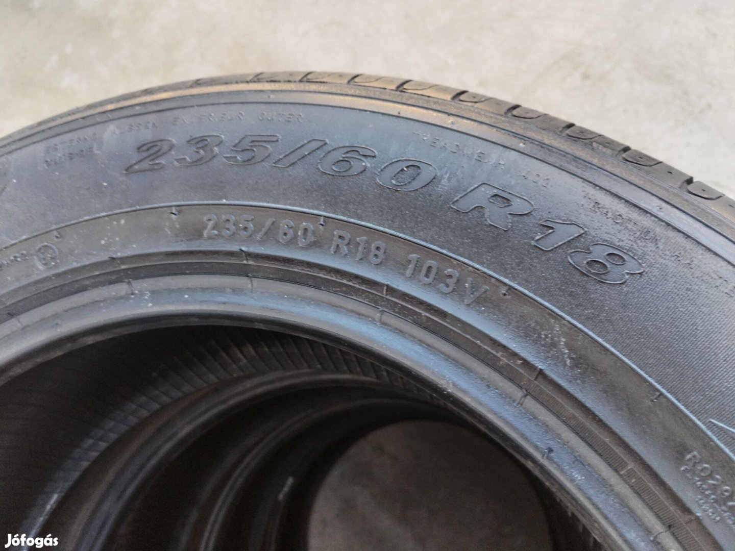 235 60 18 pirelli 235/60 R 18 nyári gumi garnitura 7 mm