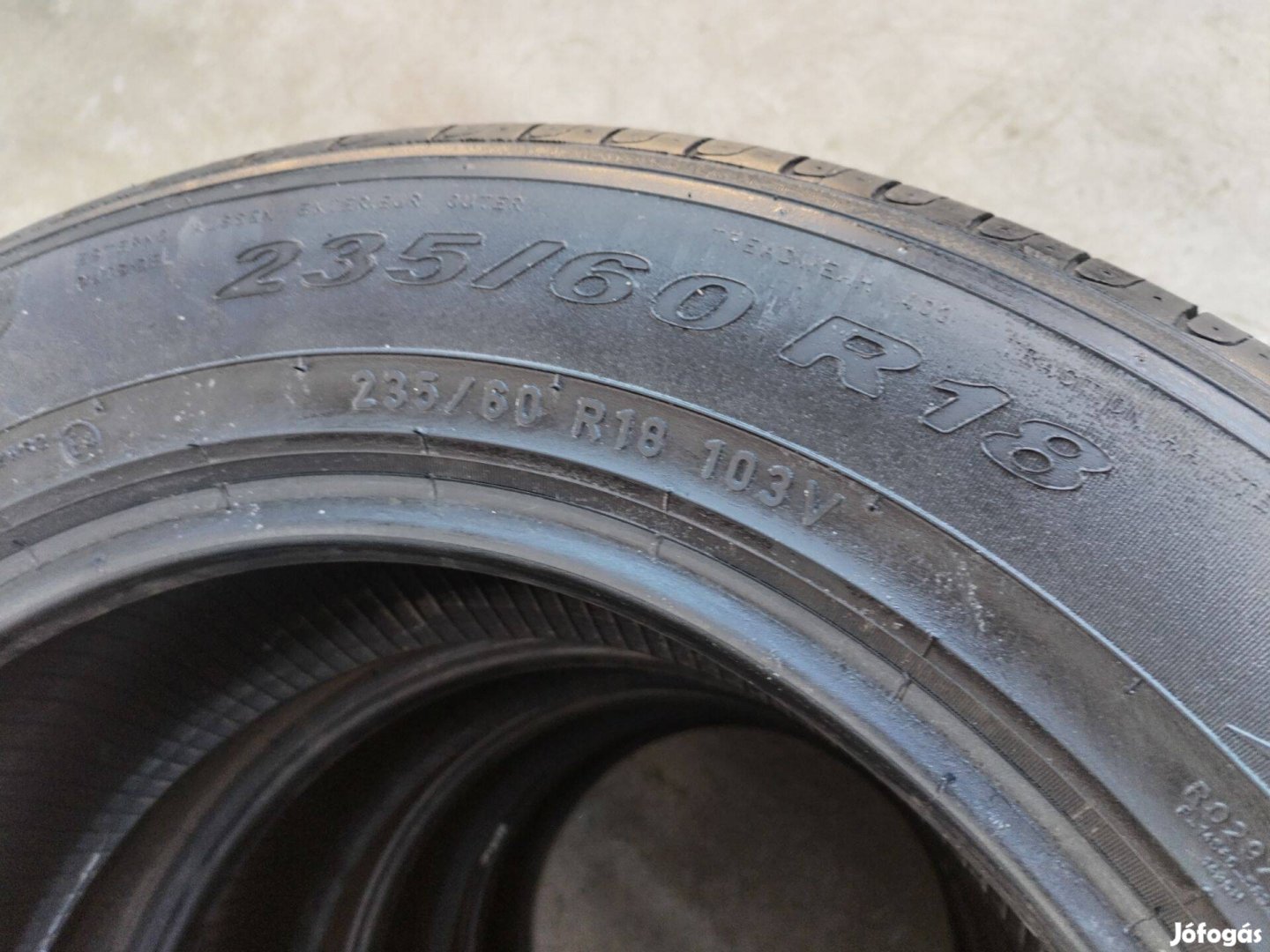 235 60 18 pirelli nyári gumi garnitura 7 mm