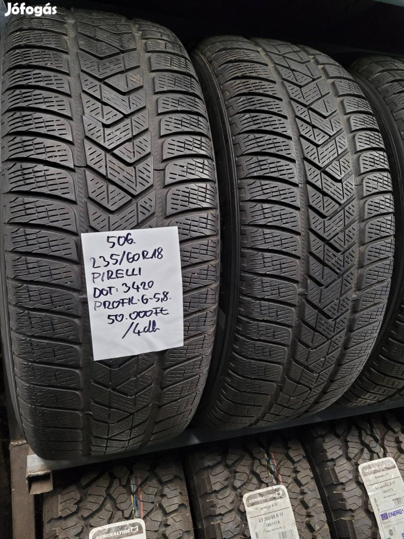 235/60 R18 Pirelli téli gumik