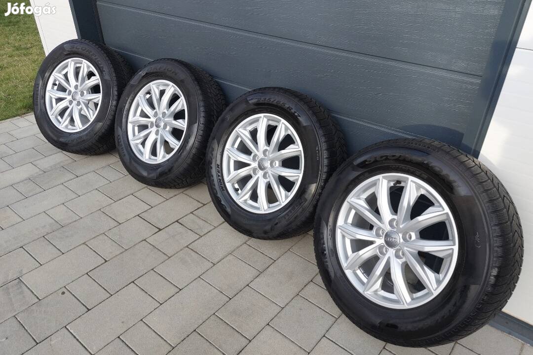 235/65R17 Gyári Audi alufelni téligumival!