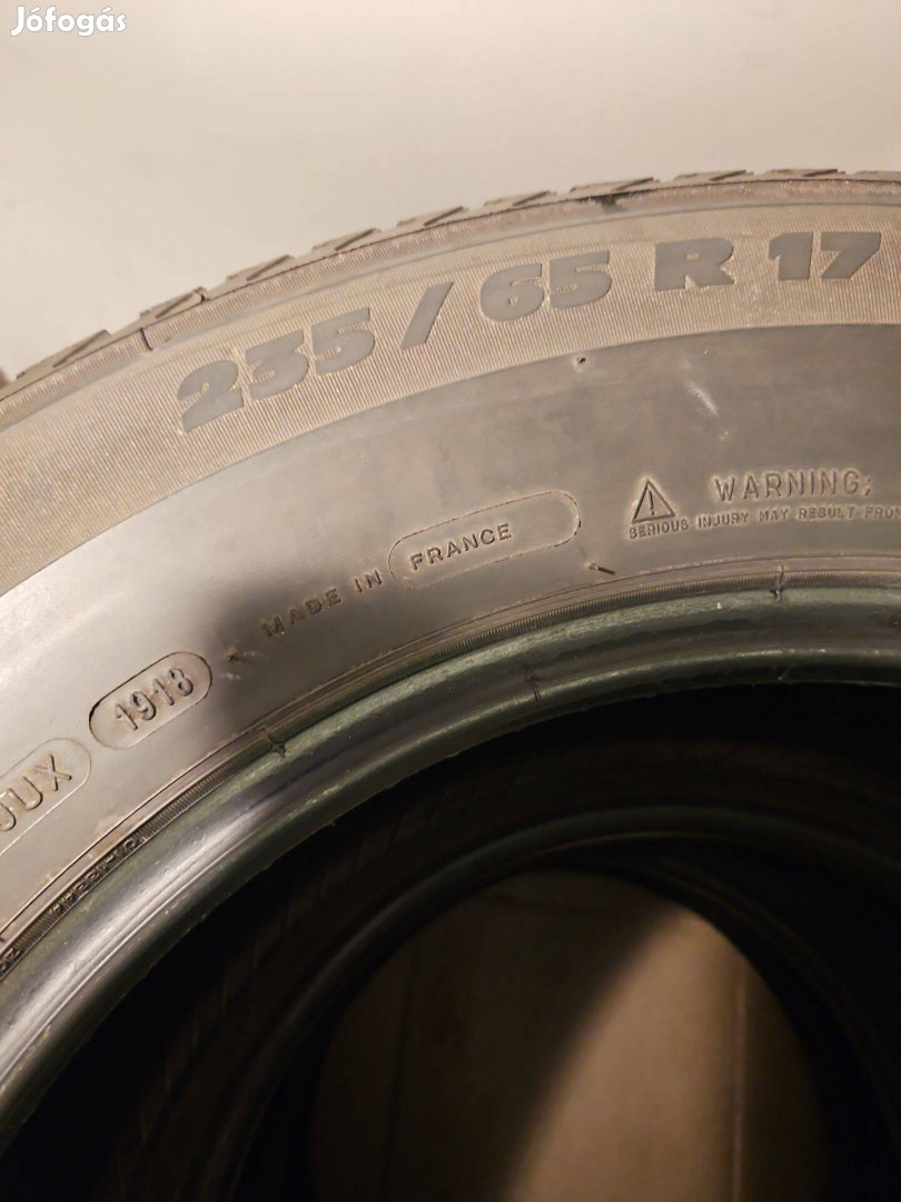 235/65R17 Michelin téli DOT1918