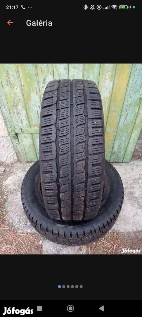 235/65 r16C 3éves 2db Kumho téli gumi eladó