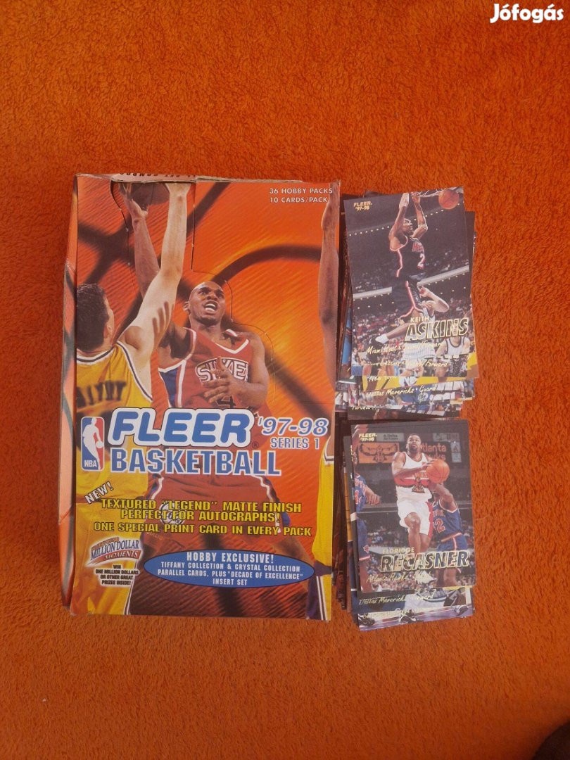 237db Fleer 1997-98 kosaras kártya