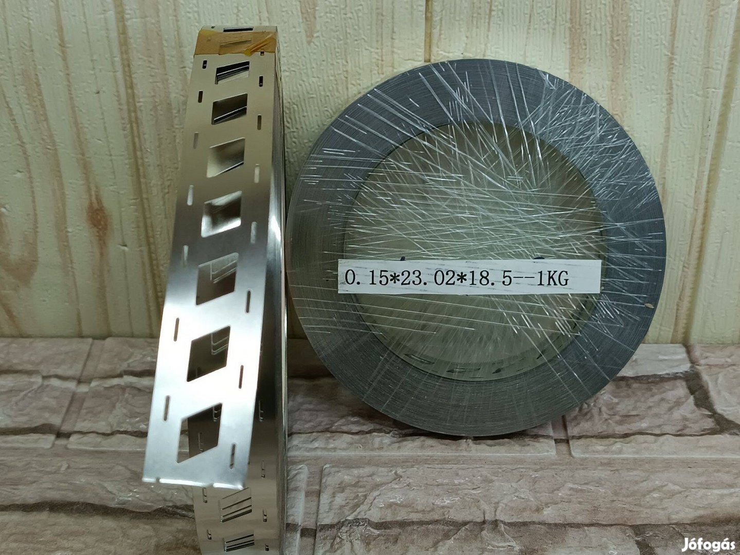 23.02x18.5x0,15 mm 2P Ferde nikkelezett acéllemez 18650