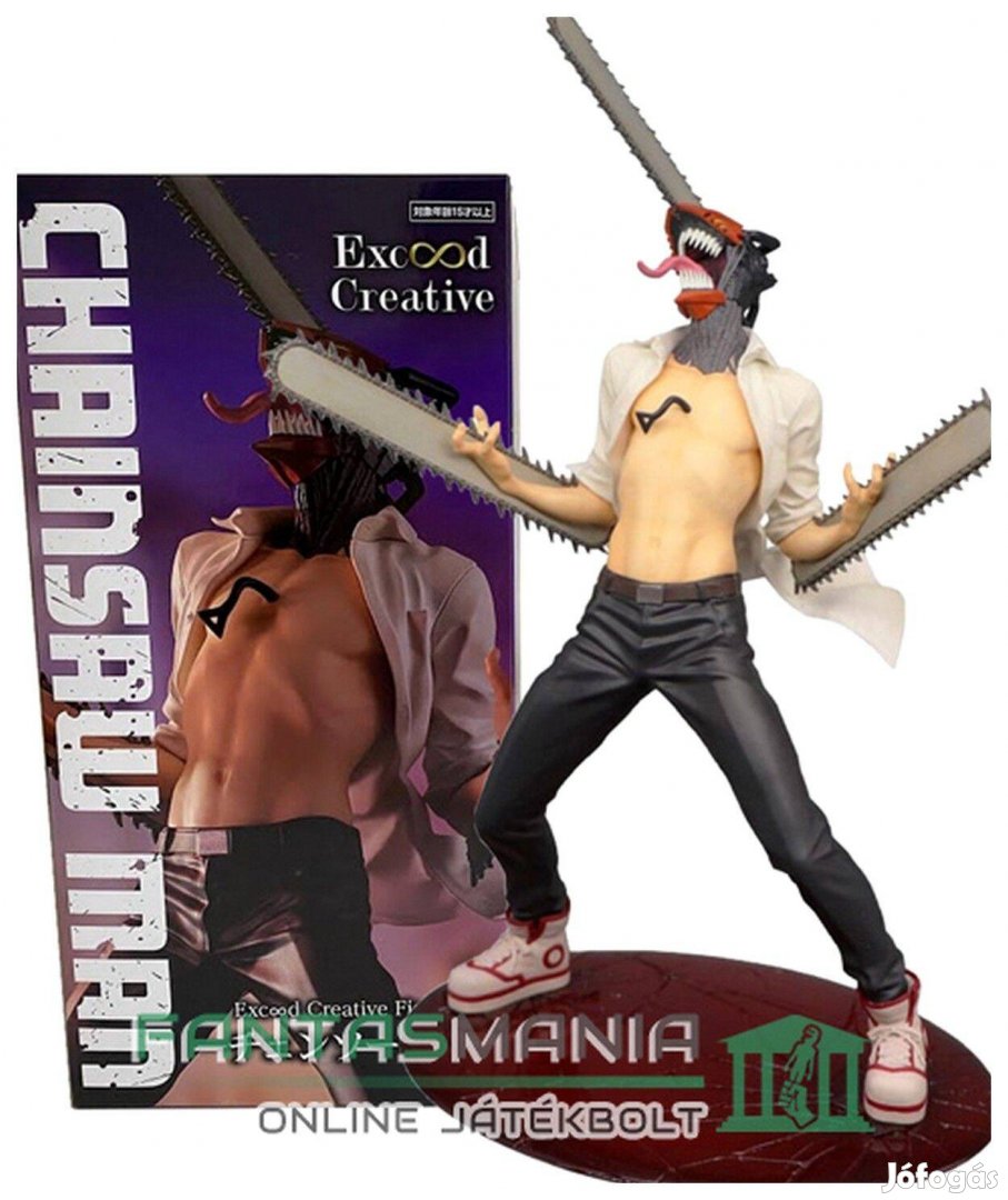 23 cm Anime Chainsaw Man Denji figura szobor figura - Furyu