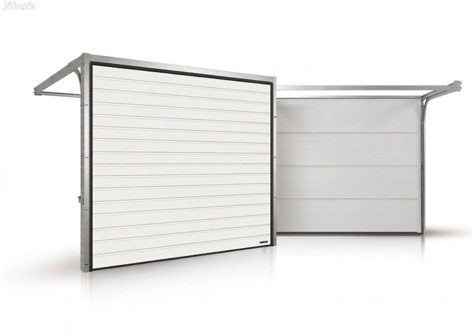 2400x2125 mm akciós szekcionált garázskapu mobiltelefonos